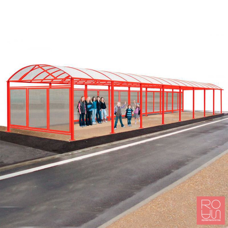 Refugi per peatons o per bicicletes model Bòveda XXL